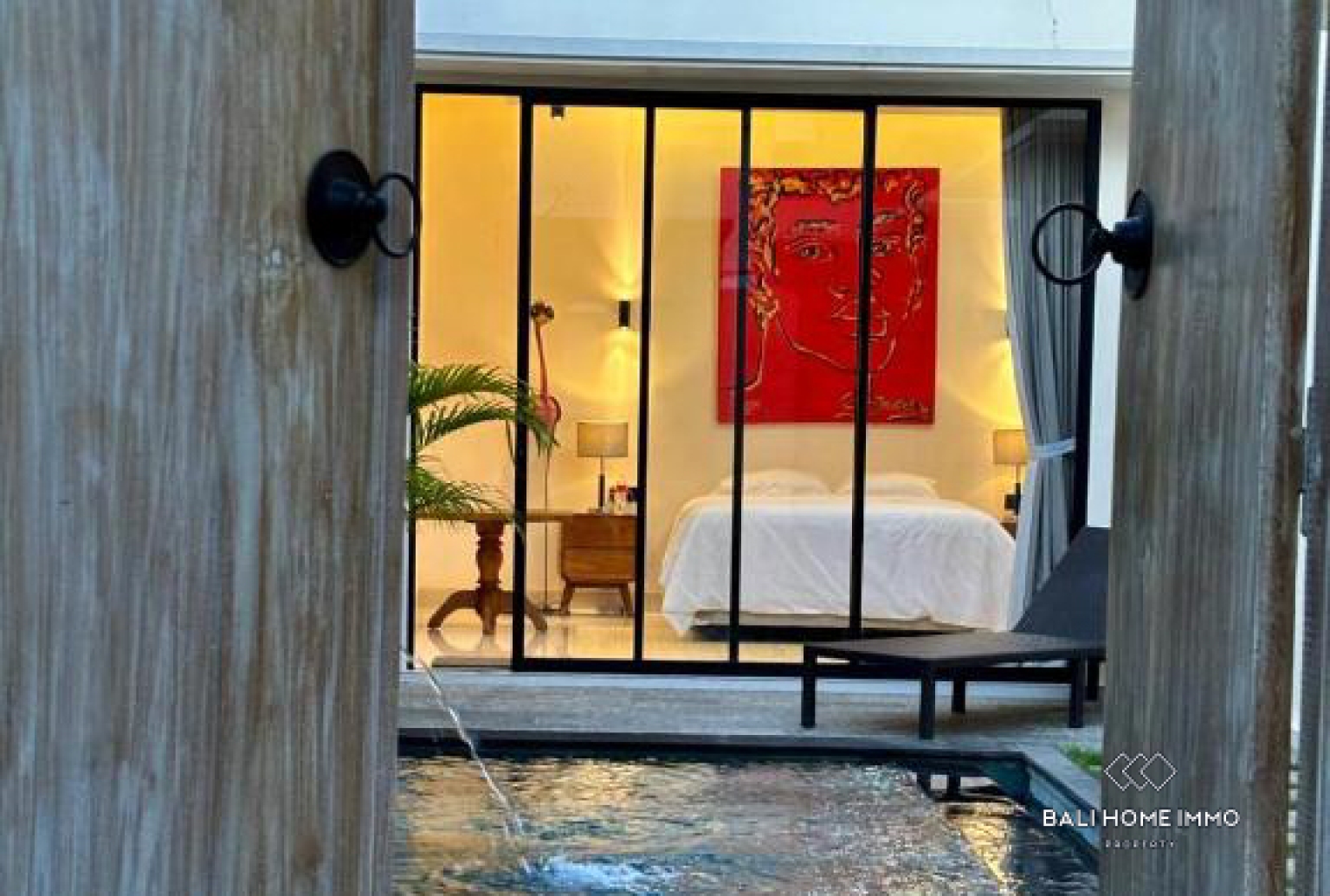 Charming 2 Bedroom Villa for Rent in Canggu Residential side view 13