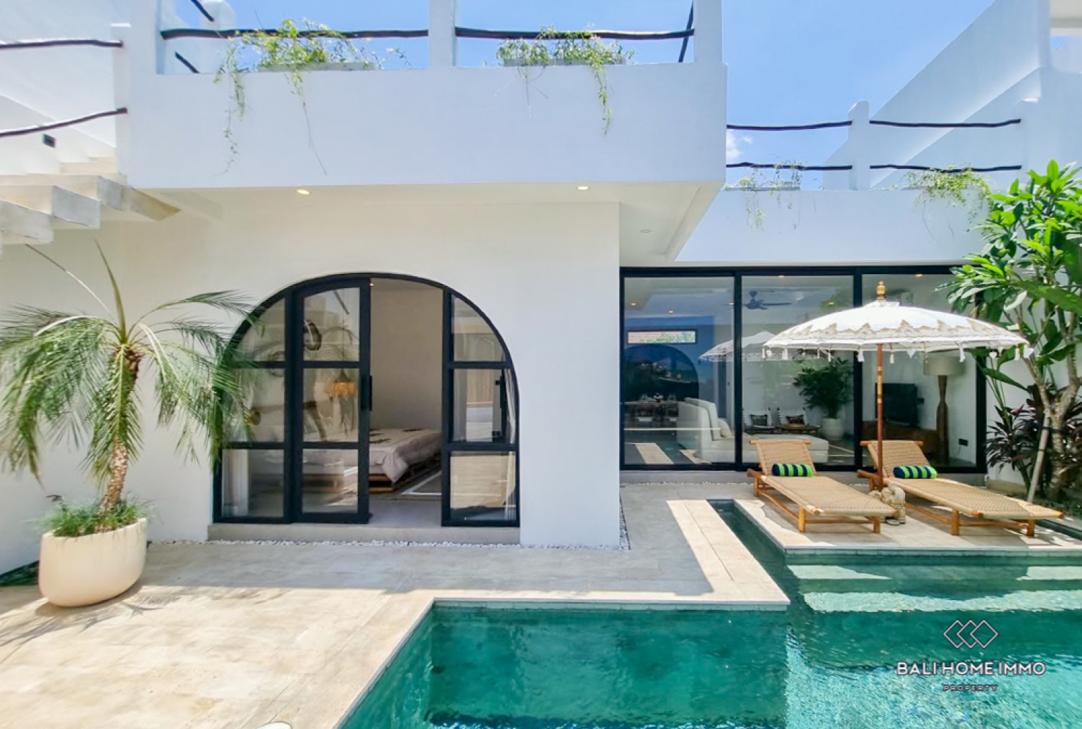 Brand New 2 Bedroom Villa for sale and rental in Bali Pererenan North Side view 2