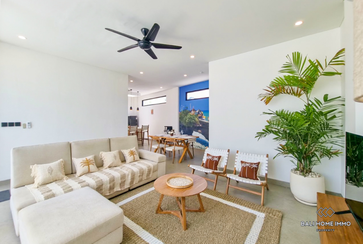 Brand New 2 Bedroom Villa for sale and rental in Bali Pererenan North Side view 5