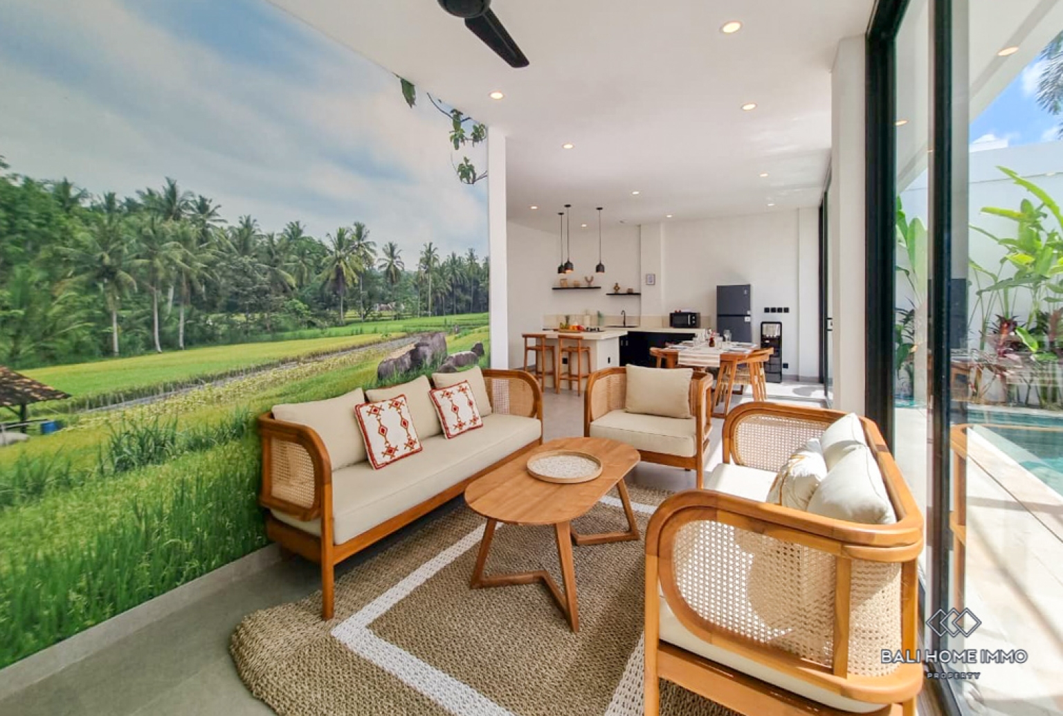 Brand New 2 Bedroom Villa for sale in Bali Pererenan North Side view 4