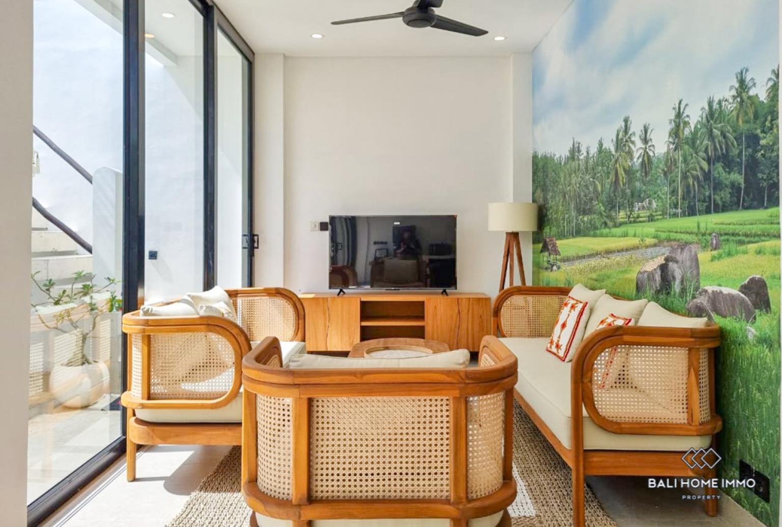 Brand New 2 Bedroom Villa for sale in Bali Pererenan North Side view 3
