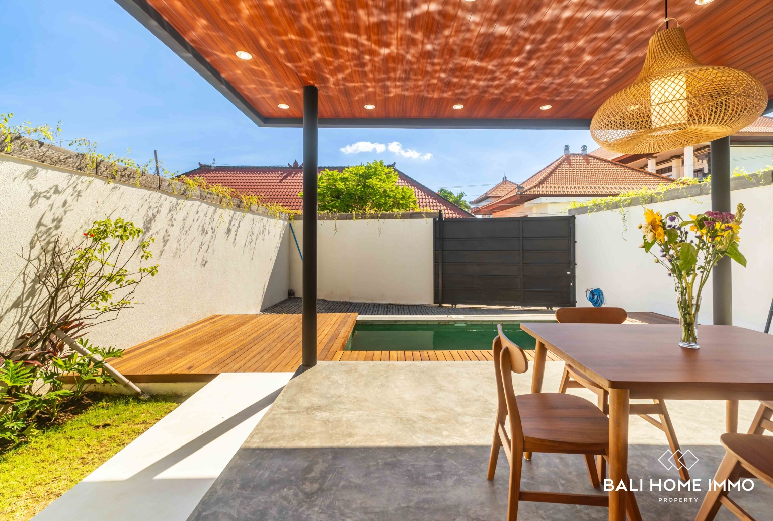 Brand new 2 Bedroom Villa for Sale Leasehold in Bali Canggu Residential Side view 17