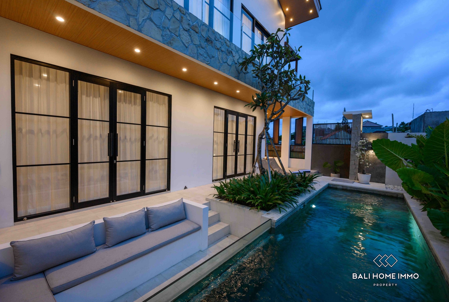 Villa neuve de 2 chambres à vendre à bail à Bali Canggu côté résidentiel view 19