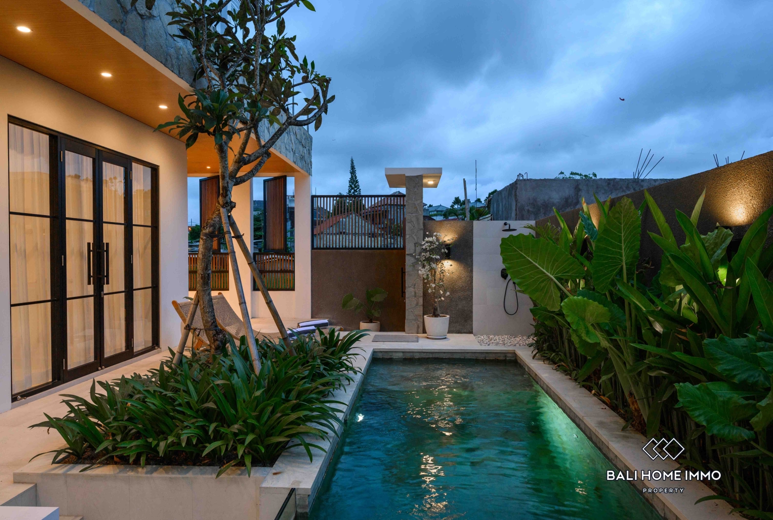 Villa neuve de 2 chambres à vendre à bail à Bali Canggu côté résidentiel view 20