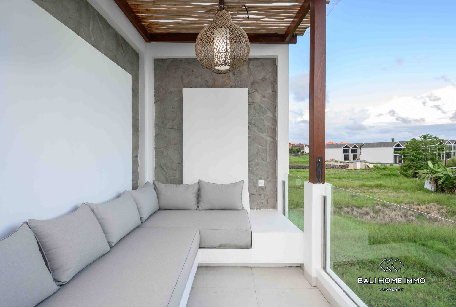 Villa neuve de 2 chambres à vendre à bail à Bali Canggu côté résidentiel view 17