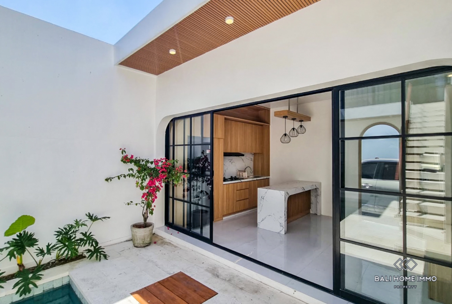 Brand New 2 Bedroom Villa for Yearly Rental in Bali Canggu Residential Side view 5