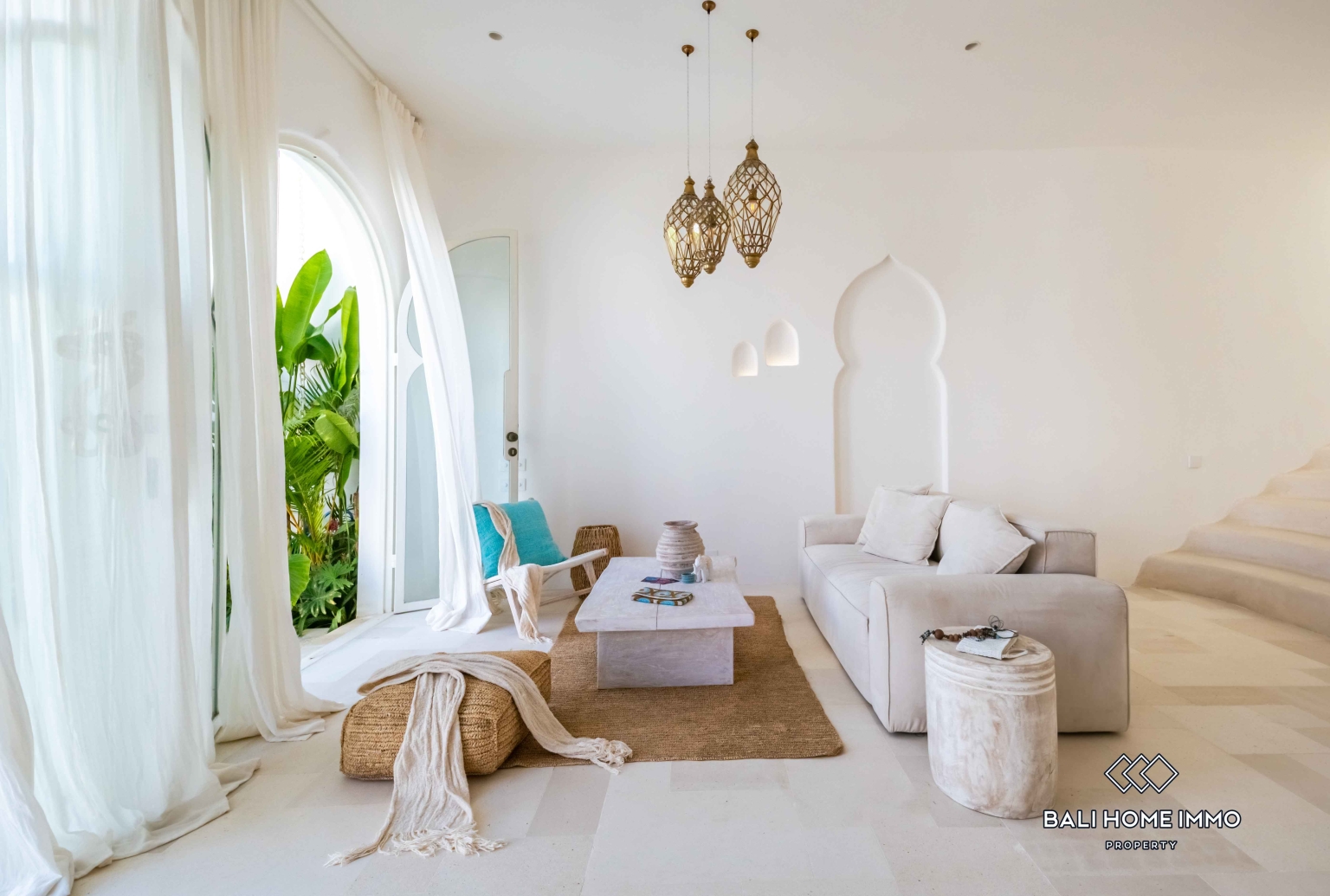 Brand new 2 Bedroom Villa with Unique Design For Sale Leasehold Near Seseh Beach Bali view 5