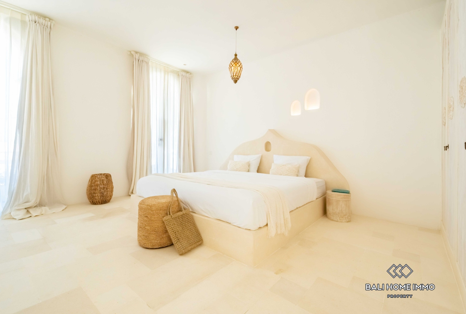 Brand new 2 Bedroom Villa with Unique Design For Sale Leasehold Near Seseh Beach Bali view 10