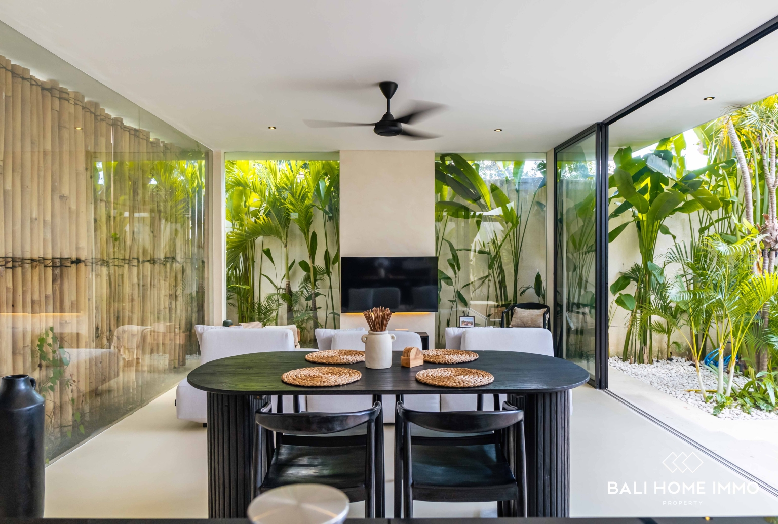 Villa neuve de 2 chambres à vendre en bail emphytéotique à Kerobokan, Bali view 14
