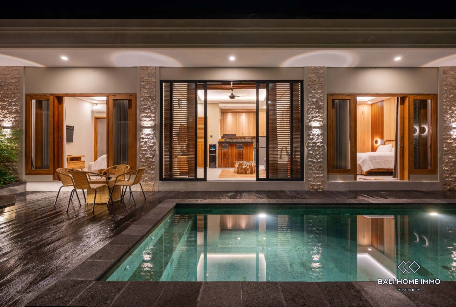 Brand New 2 Bedrooms villa with underground studio for rental in Bali Umalas view 22