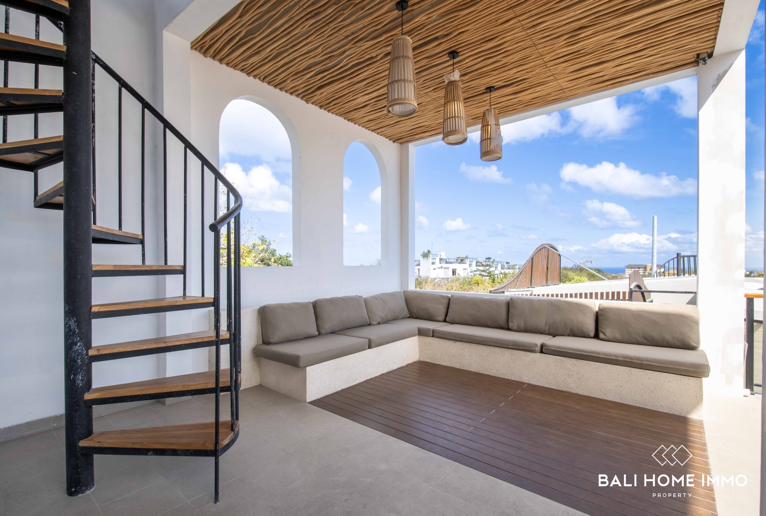 BRAND NEW 3 BEDROOM BOHEMIAN STYLE VILLA WITH OCEAN VIEW  FOR SALE NEAR MELASTI BEACH IN BALI view 21
