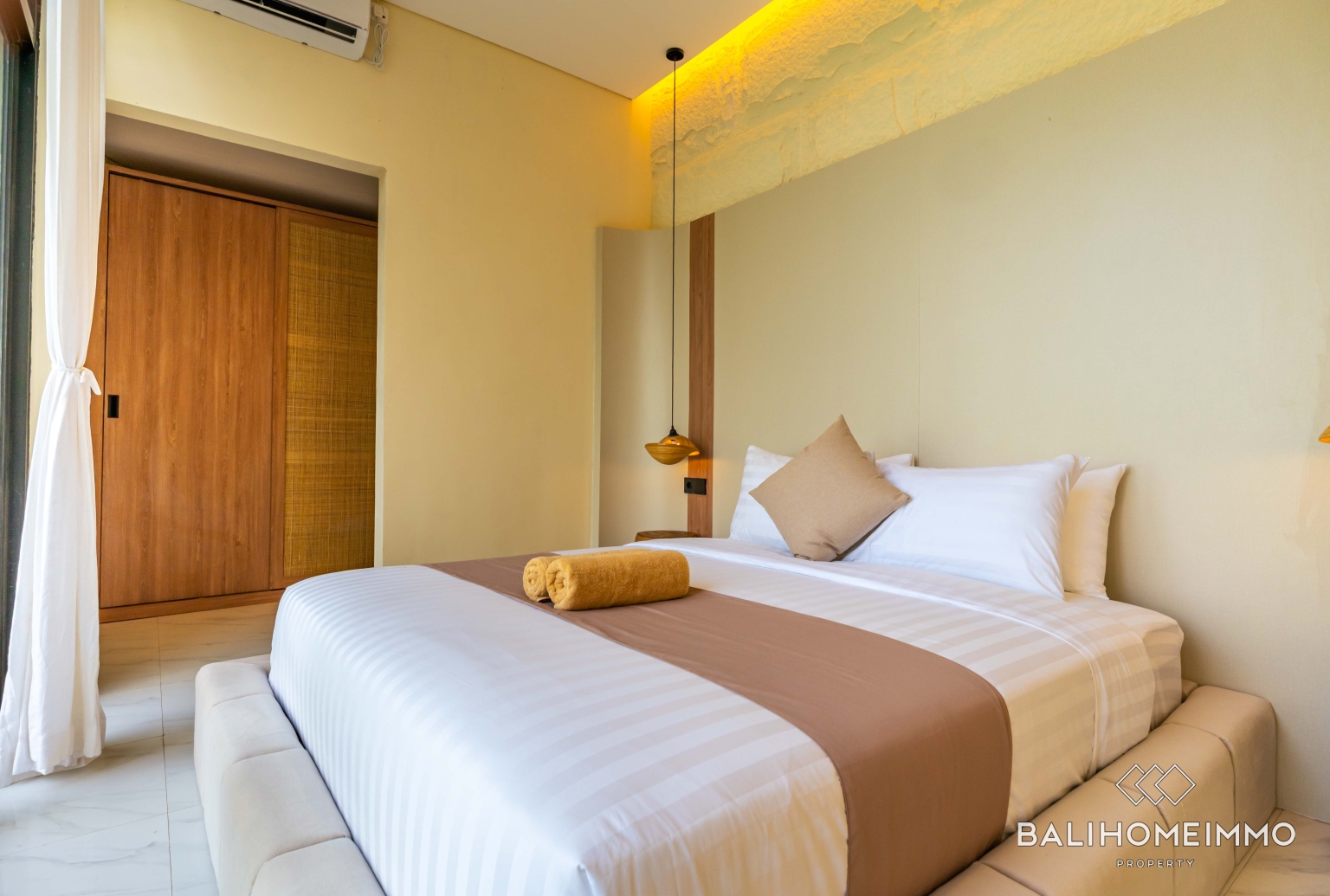 Villa modern baru dengan 3 kamar dijual dengan status hak sewa di Kedungu. view 26