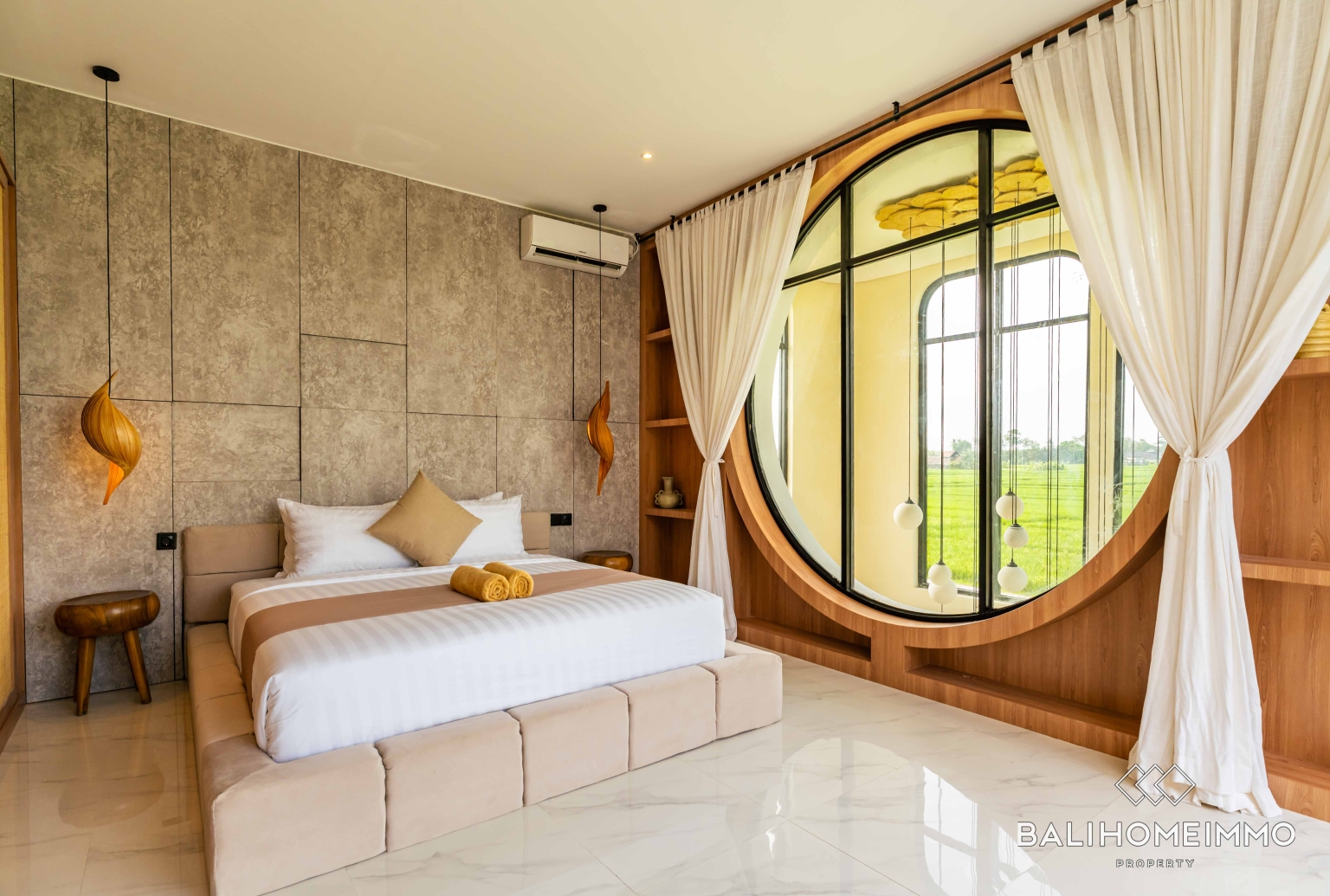 Villa modern baru dengan 3 kamar dijual dengan status hak sewa di Kedungu. view 15