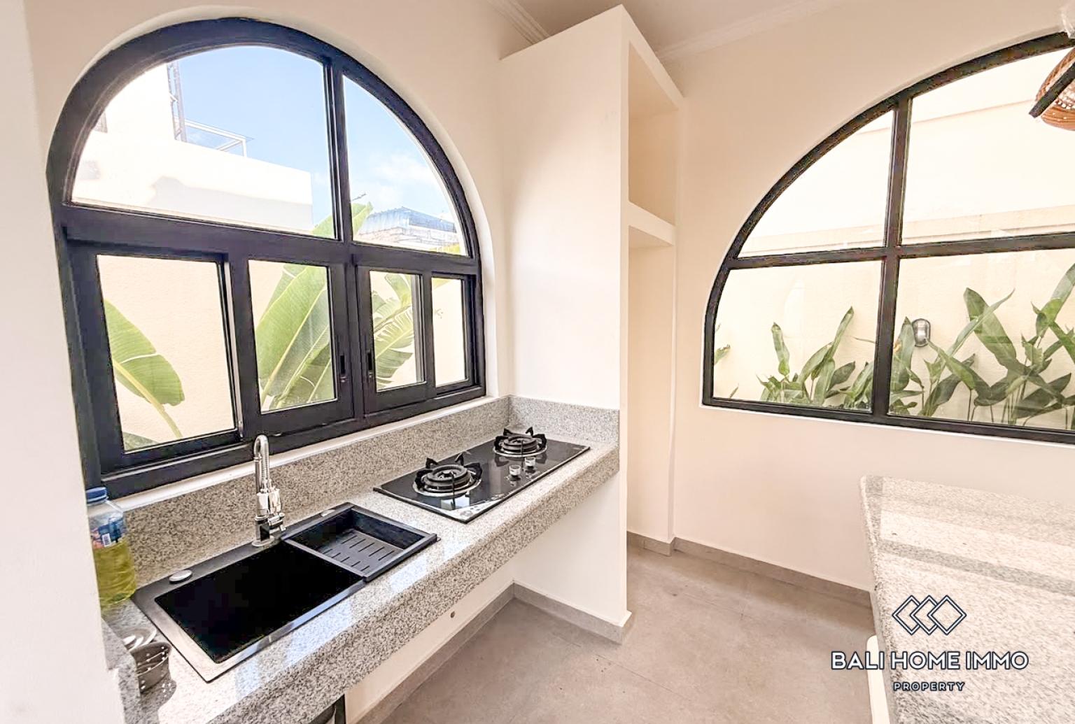 Brand New 3 Bedroom Villa for Rent and Sale in Canggu Residential Side view 4