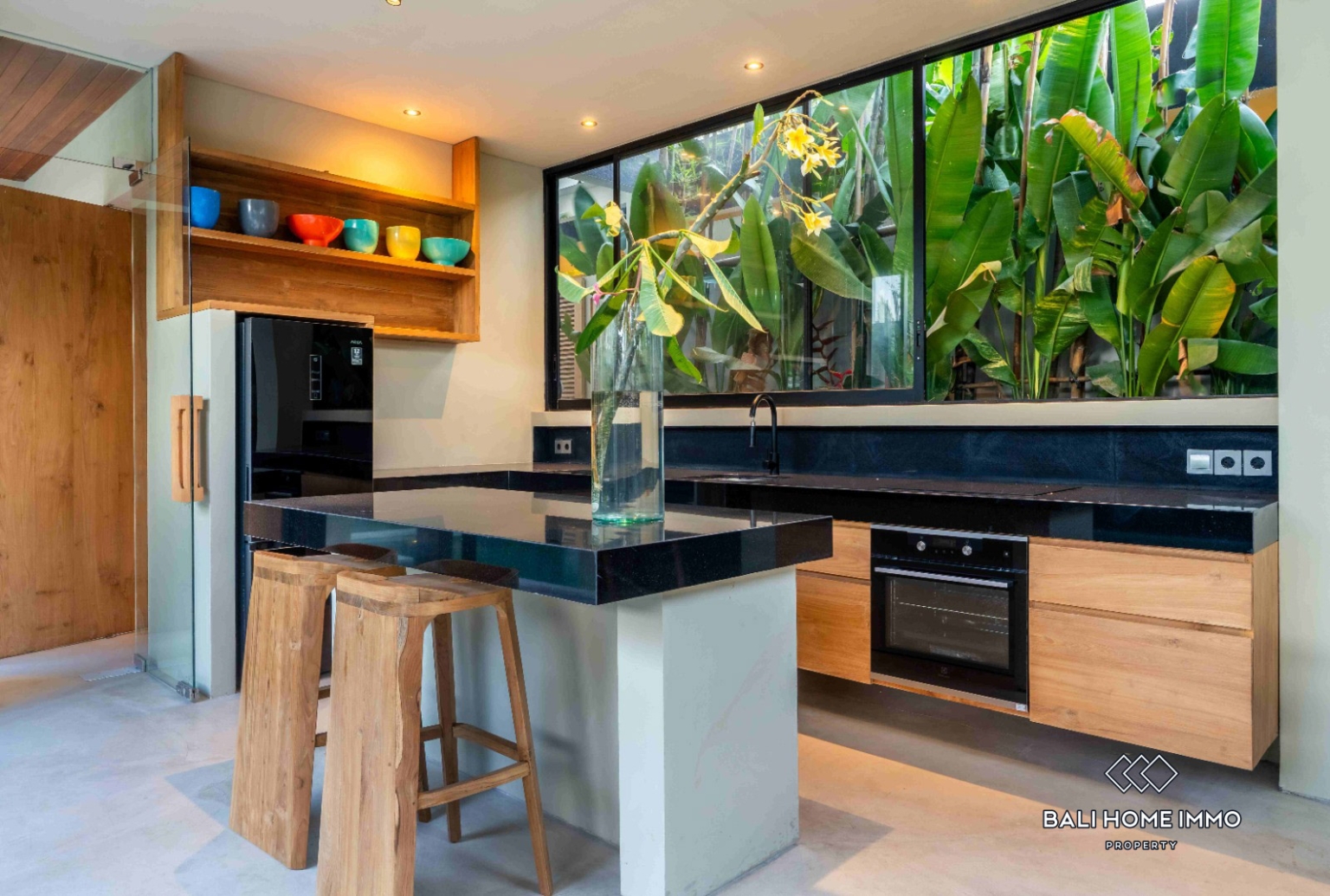 Modern 3 bedroom villa for rent in Bali Seseh beach side view 4