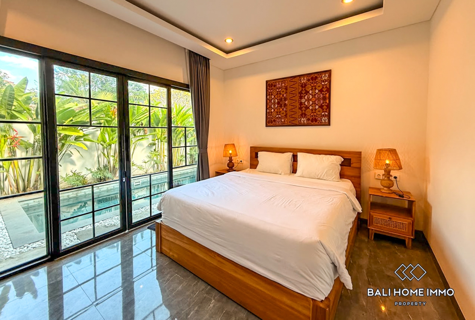 Brand New 3 Bedroom Villa For Rent in Canggu Residential Side view 8