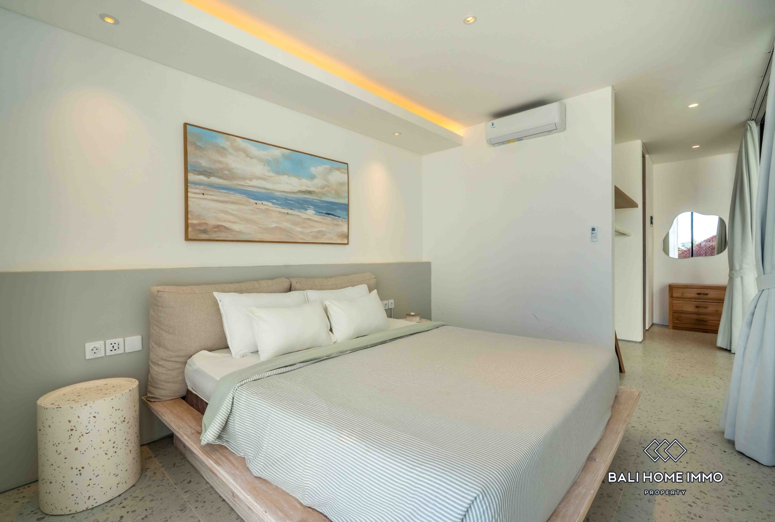 Villa neuve de 3 chambres à vendre en bail emphytéotique à Bali Cemagi view 17