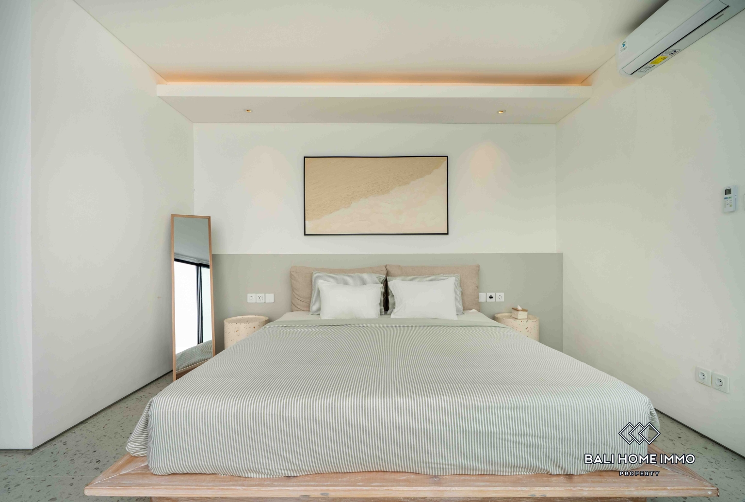 Villa neuve de 3 chambres à vendre en bail emphytéotique à Bali Cemagi view 13