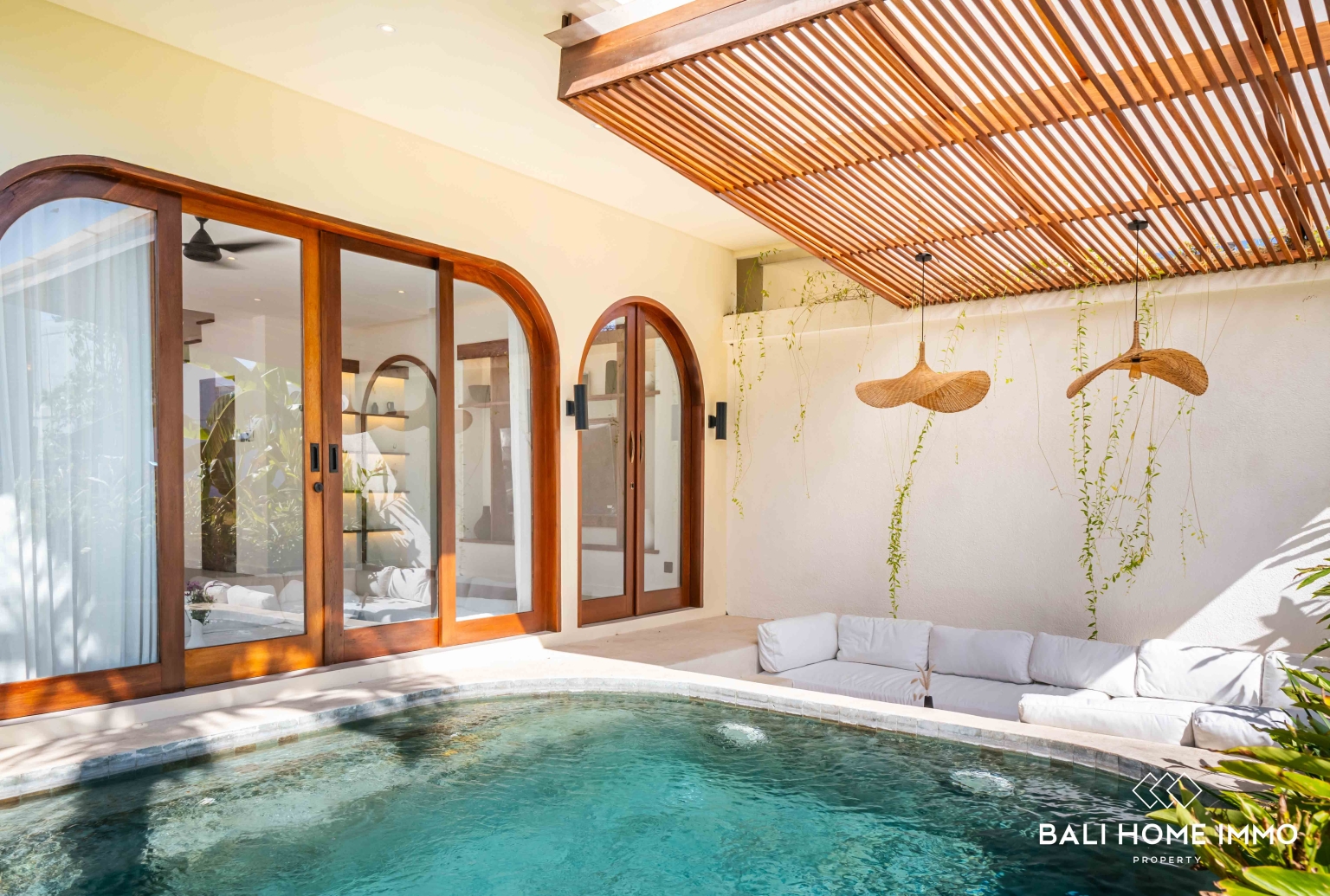 Villa neuve de 3 chambres à vendre en location au cœur de Berawa view 9