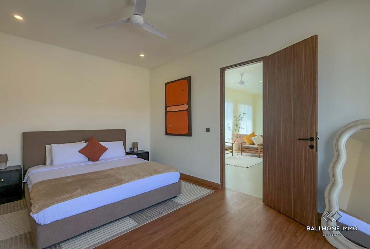 Villa 3 kamar baru dijual hak sewa di Bali Canggu Berawa view 12