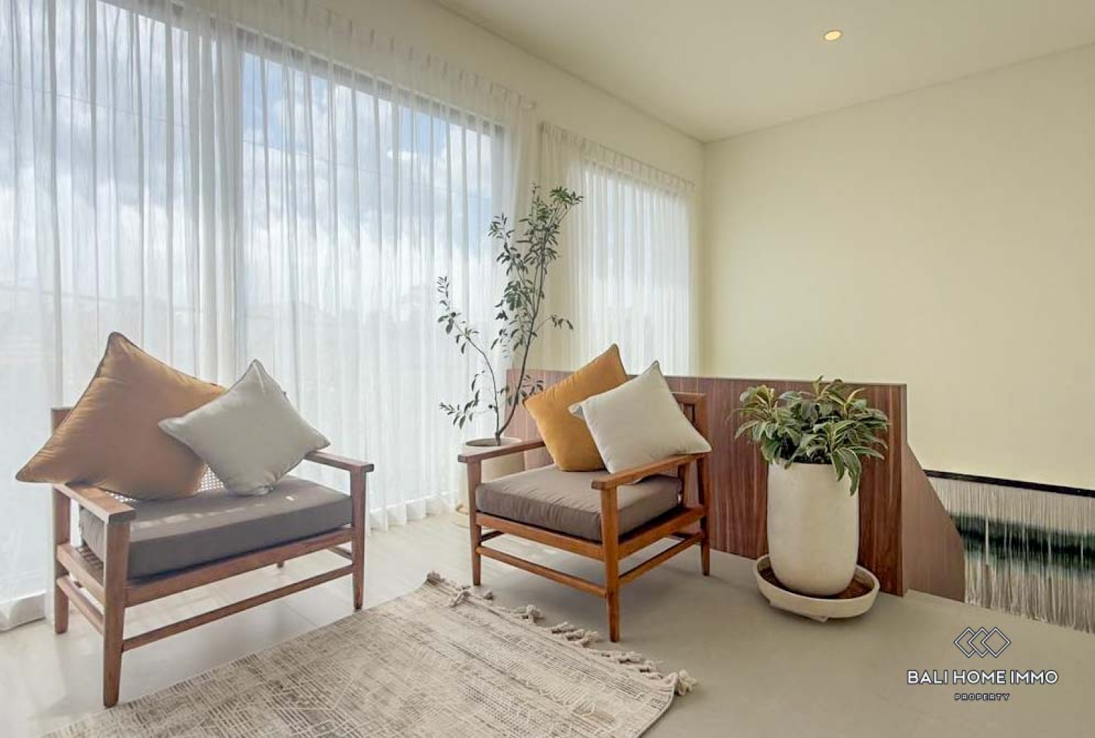 Villa 3 kamar baru dijual hak sewa di Bali Canggu Berawa view 9