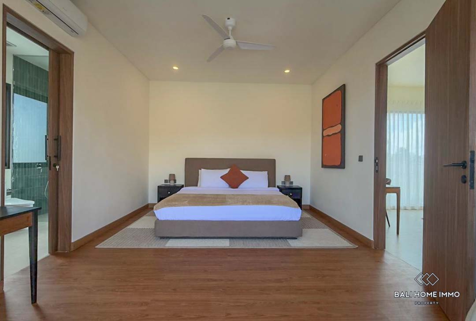 Villa 3 kamar baru dijual hak sewa di Bali Canggu Berawa view 11