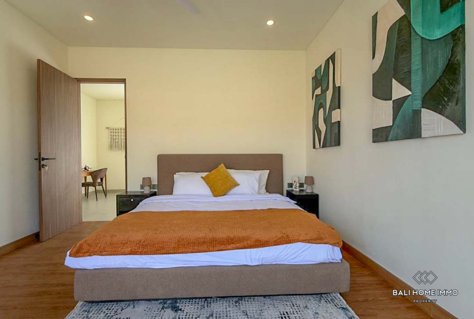 Villa 3 kamar baru dijual hak sewa di Bali Canggu Berawa view 16