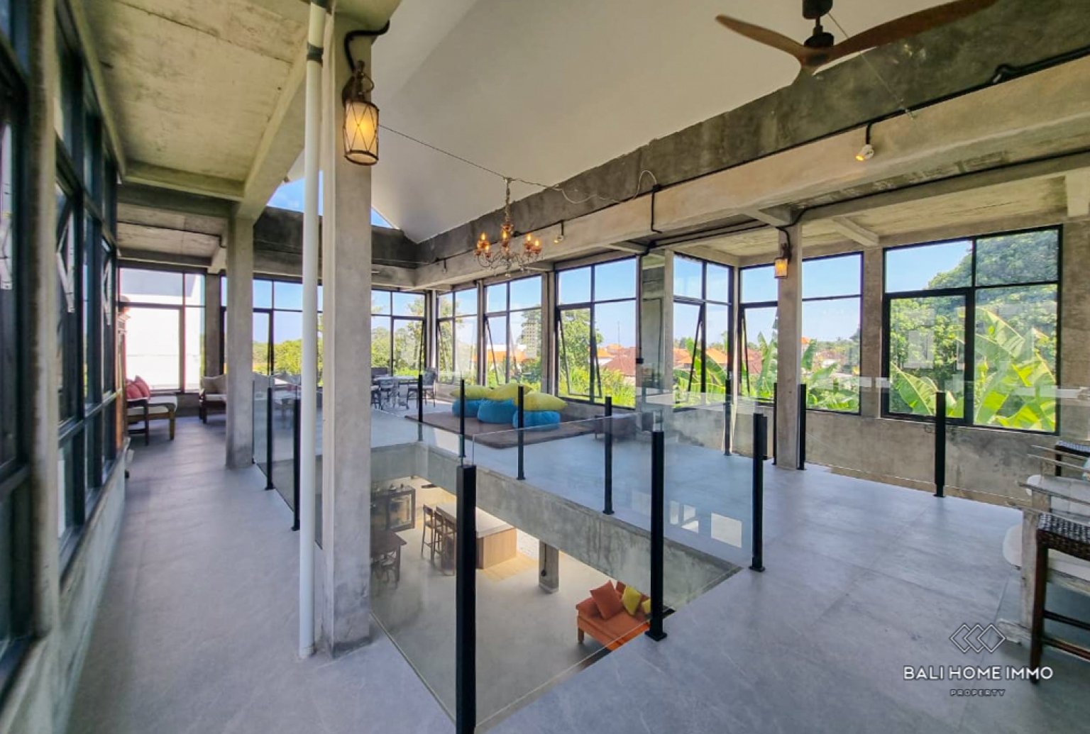 Brand New Industrial 5 Bedroom Villa for Yearly Rental in Bali Tanah Lot East Side view 12