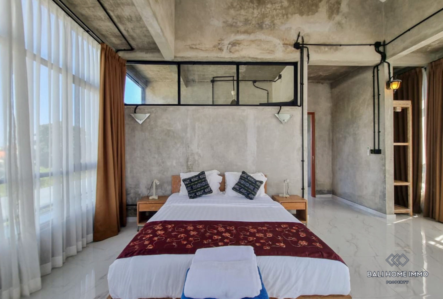 Brand New Industrial 5 Bedroom Villa for Yearly Rental in Bali Tanah Lot East Side view 13