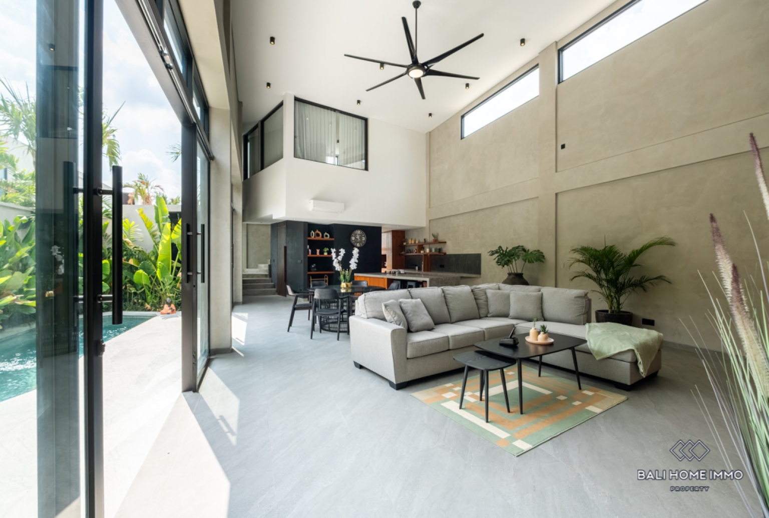 Brand New Modern 3 Bedroom Villa for Sale in Bali Seminyak Residential Side view 6