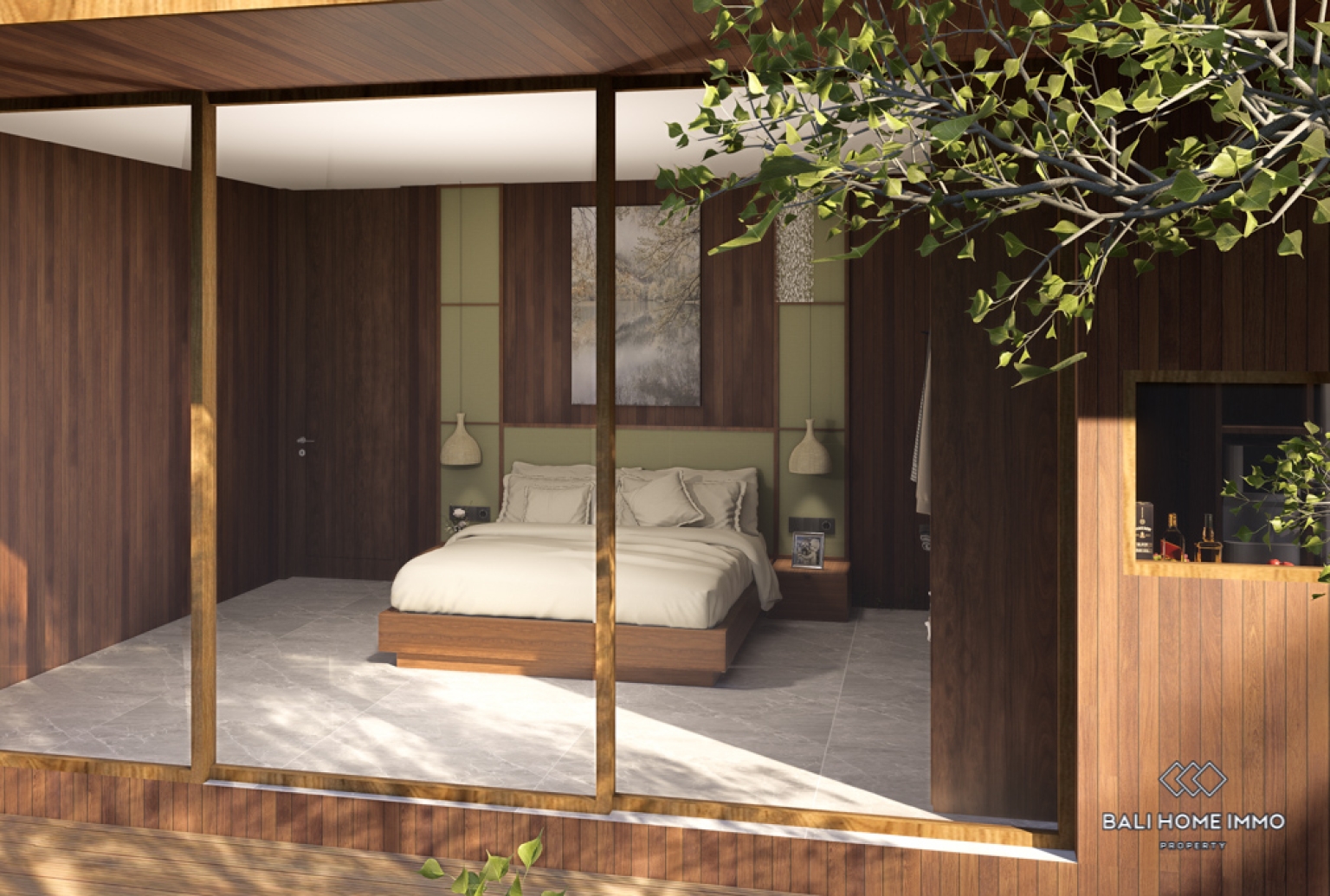 Brand New Stunning 5 Bedroom Villa for Sale Leasehold in Bali Pererenan North Side view 12