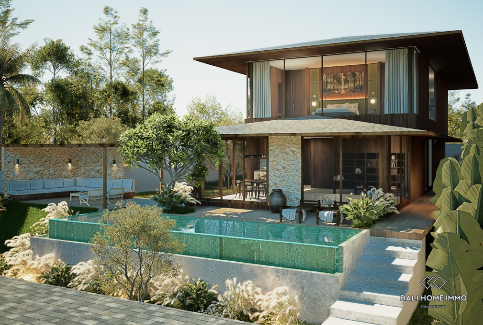 Brand New Stunning 5 Bedroom Villa for Sale Leasehold in Bali Pererenan North Side view 20