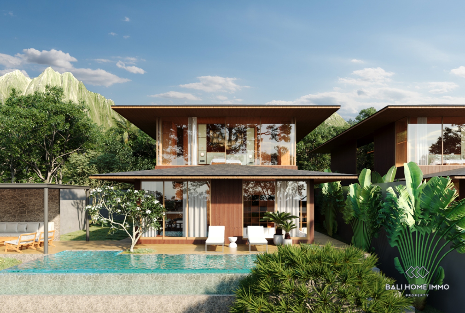 Brand New Stunning 5 Bedroom Villa for Sale Leasehold in Bali Pererenan North Side view 21