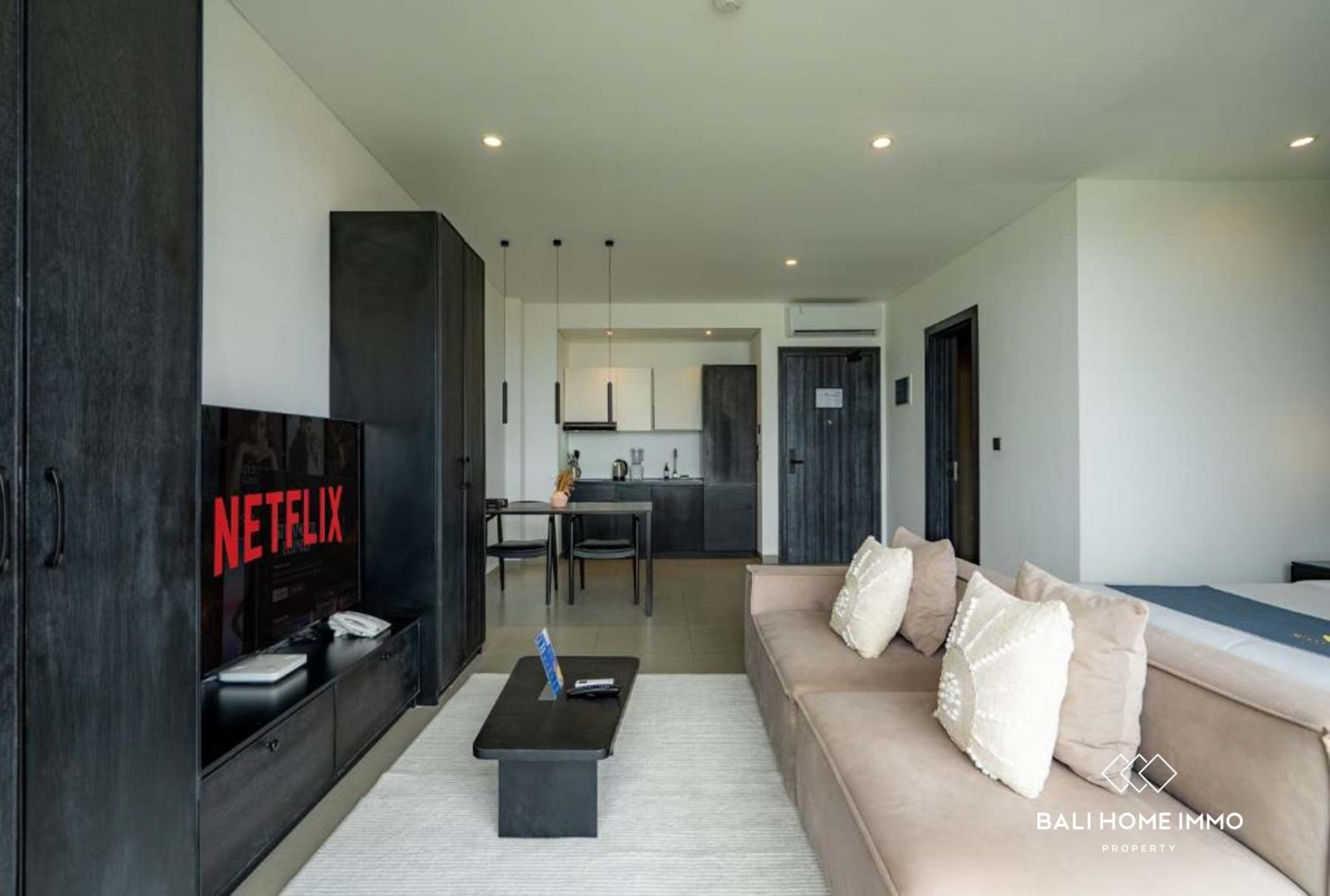 Charmant appartement T2 à vendre en bail emphytéotique à Berawa, Bali view 3