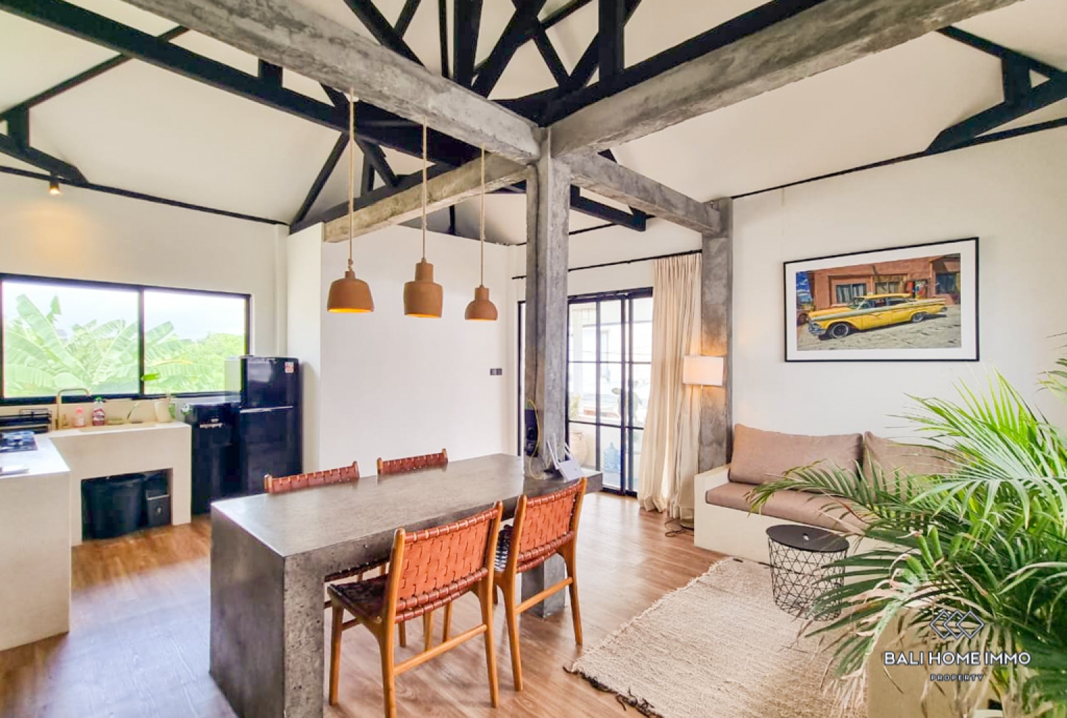 Charming 1 Bedroom Apartment for Monthly Rental in Bali Canggu Berawa view 4