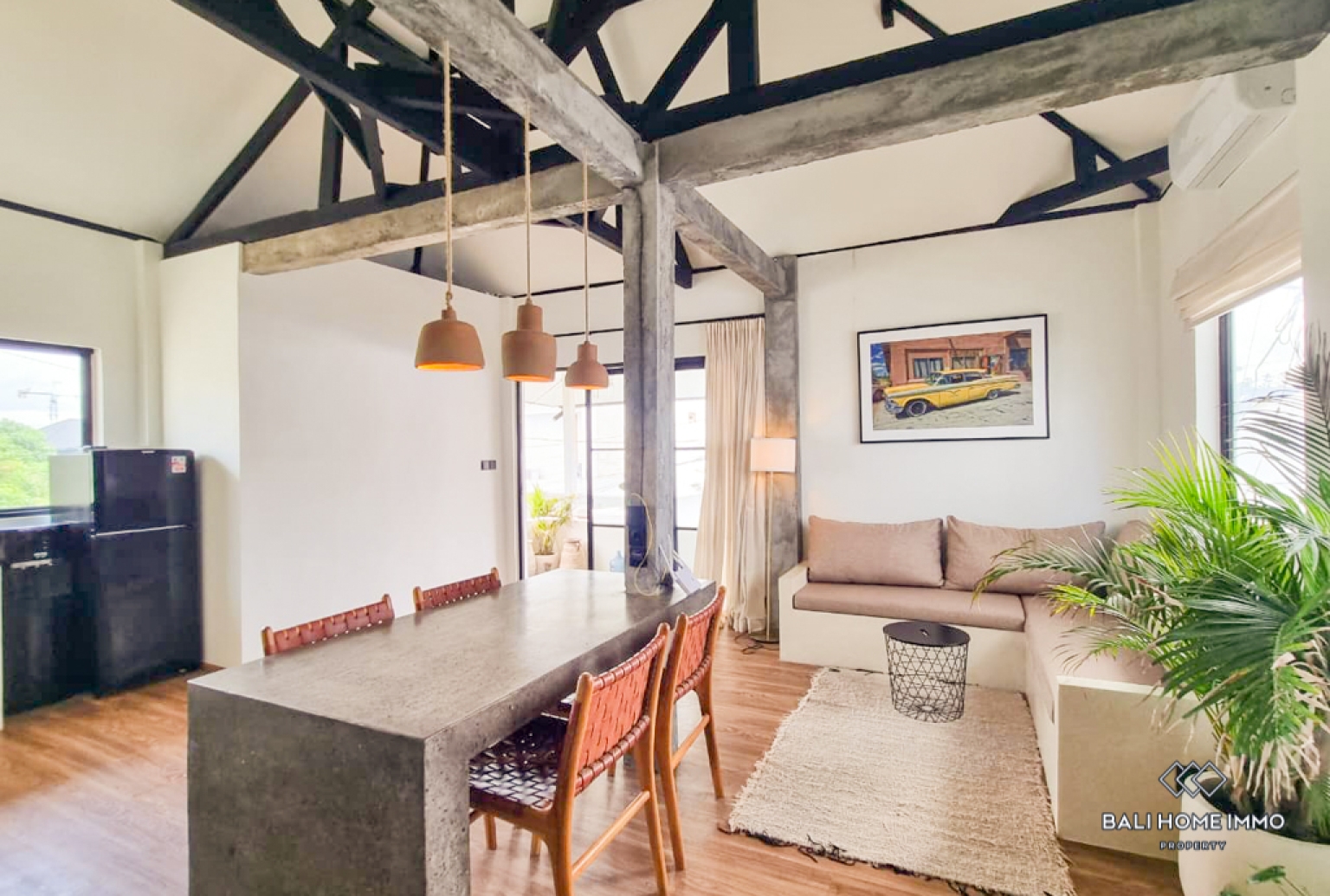Charming 1 Bedroom Apartment for Monthly Rental in Bali Canggu Berawa view 7