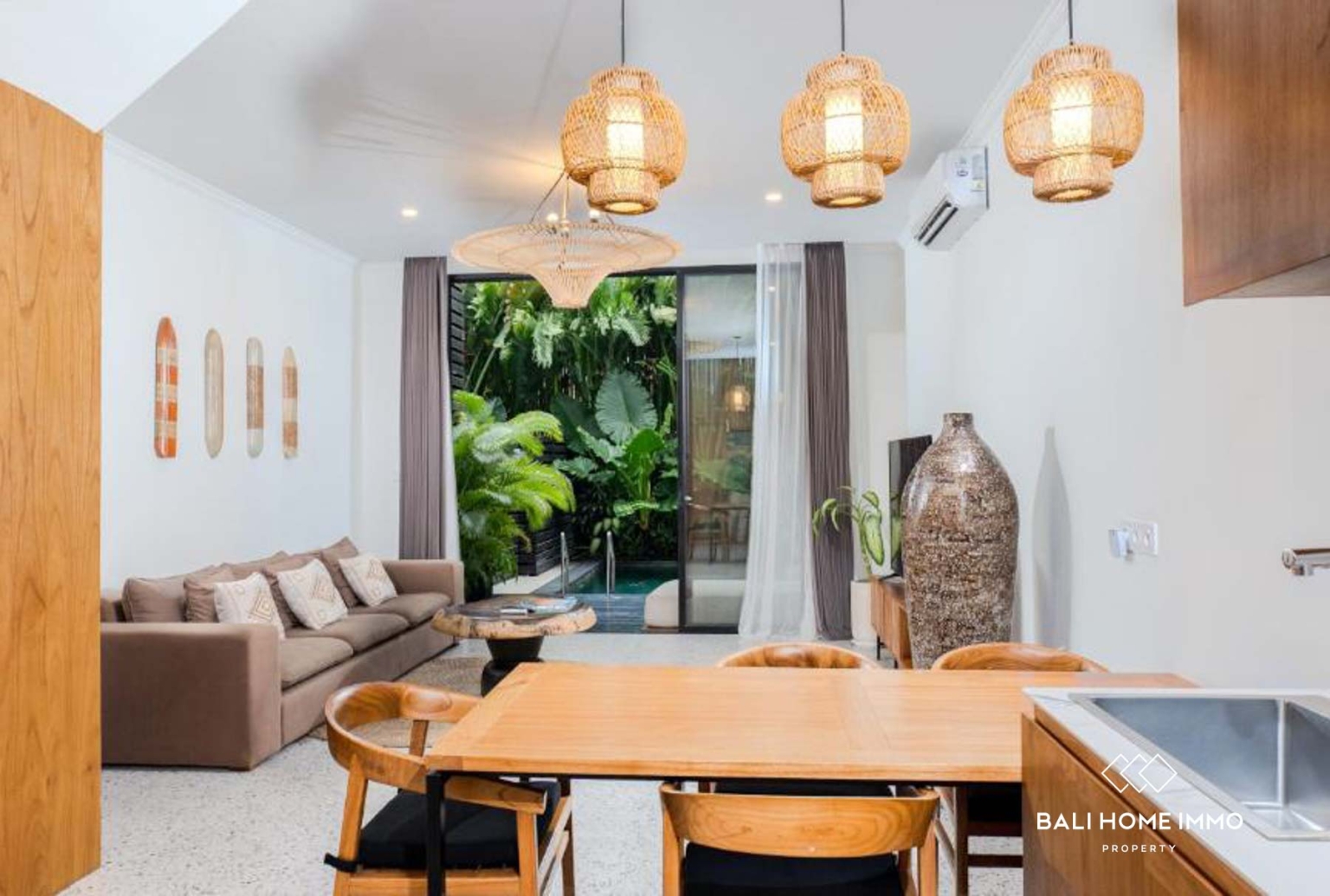 Villa Menawan 2 Kamar untuk Dijual dengan Status Hak Sewa di Canggu Bali view 7