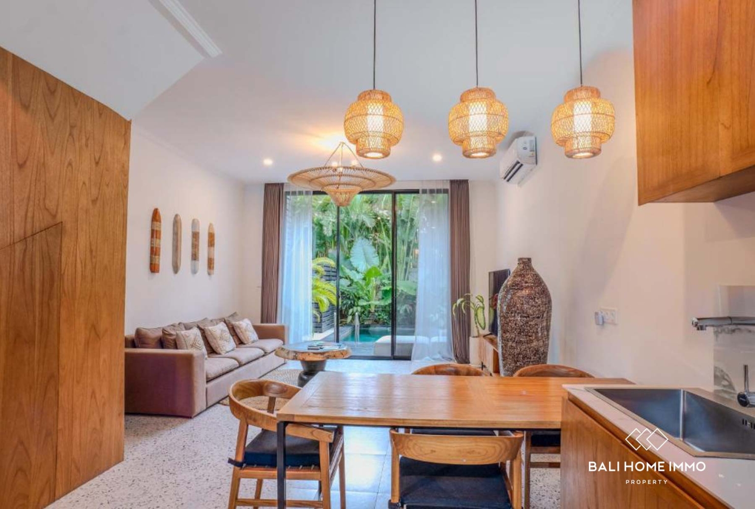 Villa Menawan 2 Kamar untuk Dijual dengan Status Hak Sewa di Canggu Bali view 8