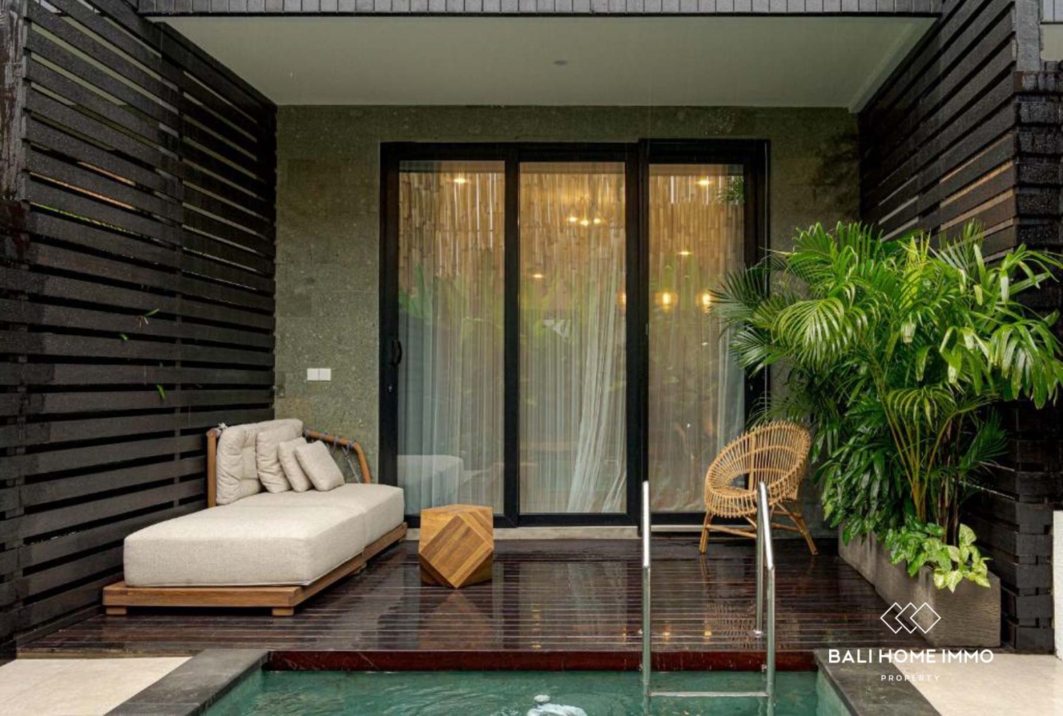 Villa Menawan 2 Kamar untuk Dijual dengan Status Hak Sewa di Canggu Bali view 14