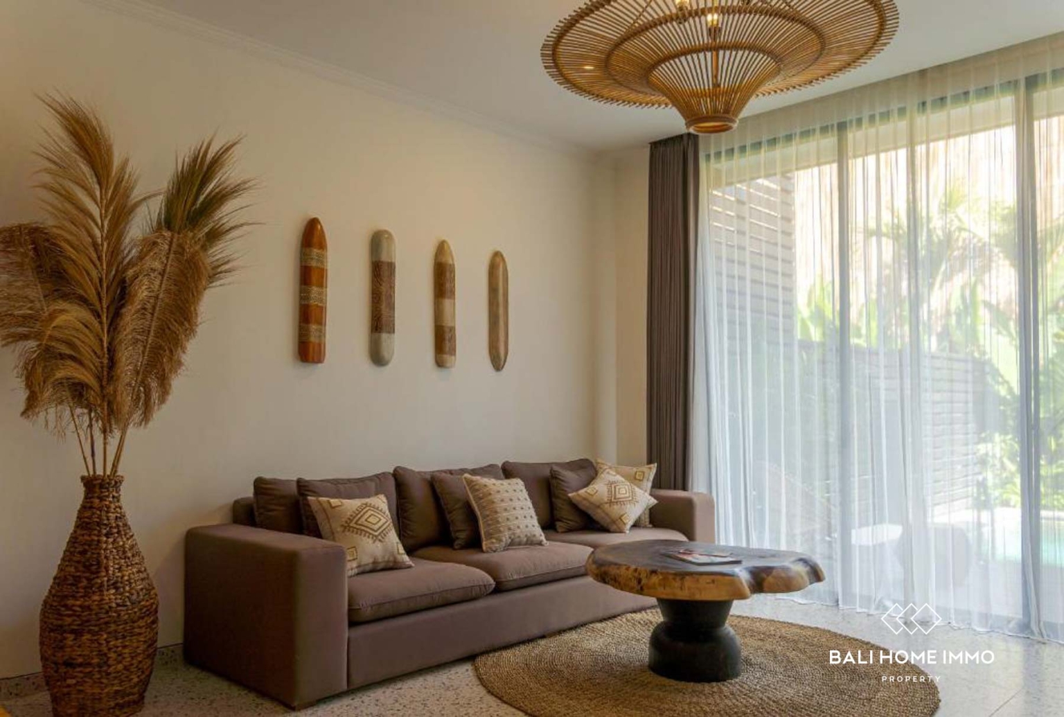 Villa Menawan 2 Kamar untuk Dijual dengan Status Hak Sewa di Canggu Bali view 4