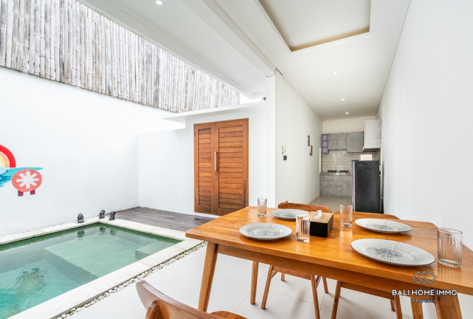 Charming 2 Bedroom Villa for Sale Freehold in Canggu Residential Side view 6