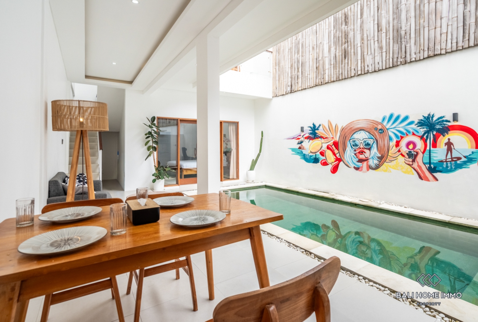 Charming 2 Bedroom Villa for Sale Freehold in Canggu Residential Side view 5