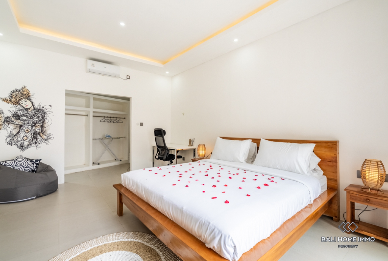 Charming 2 Bedroom Villa for Sale Freehold in Canggu Residential Side view 9