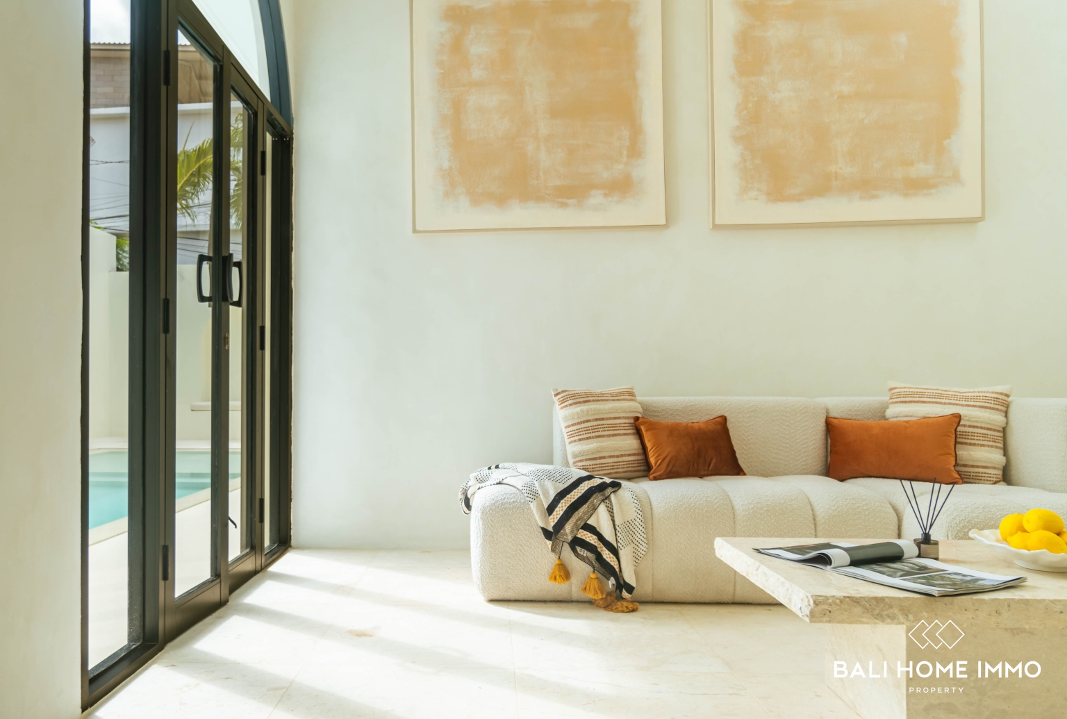 Charming 2 bedroom villa for sale in Canggu Residential side view 6