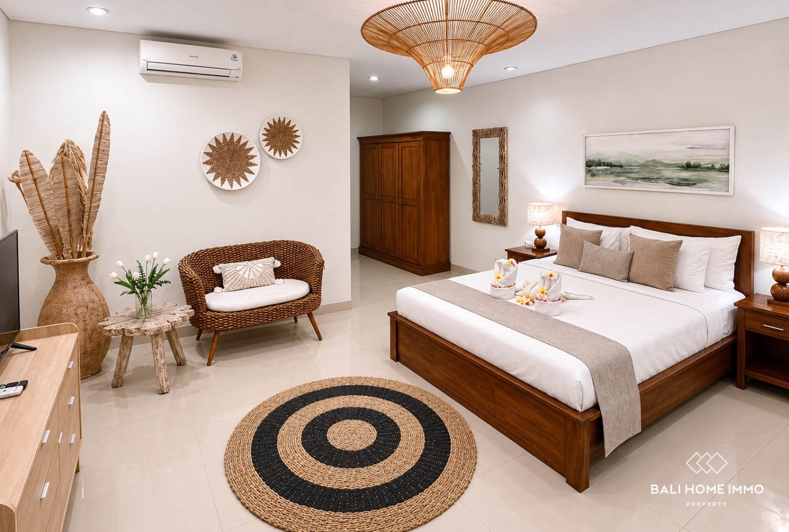 Villa 3 kamar tidur menawan untuk disewa di Canggu Berawa view 7