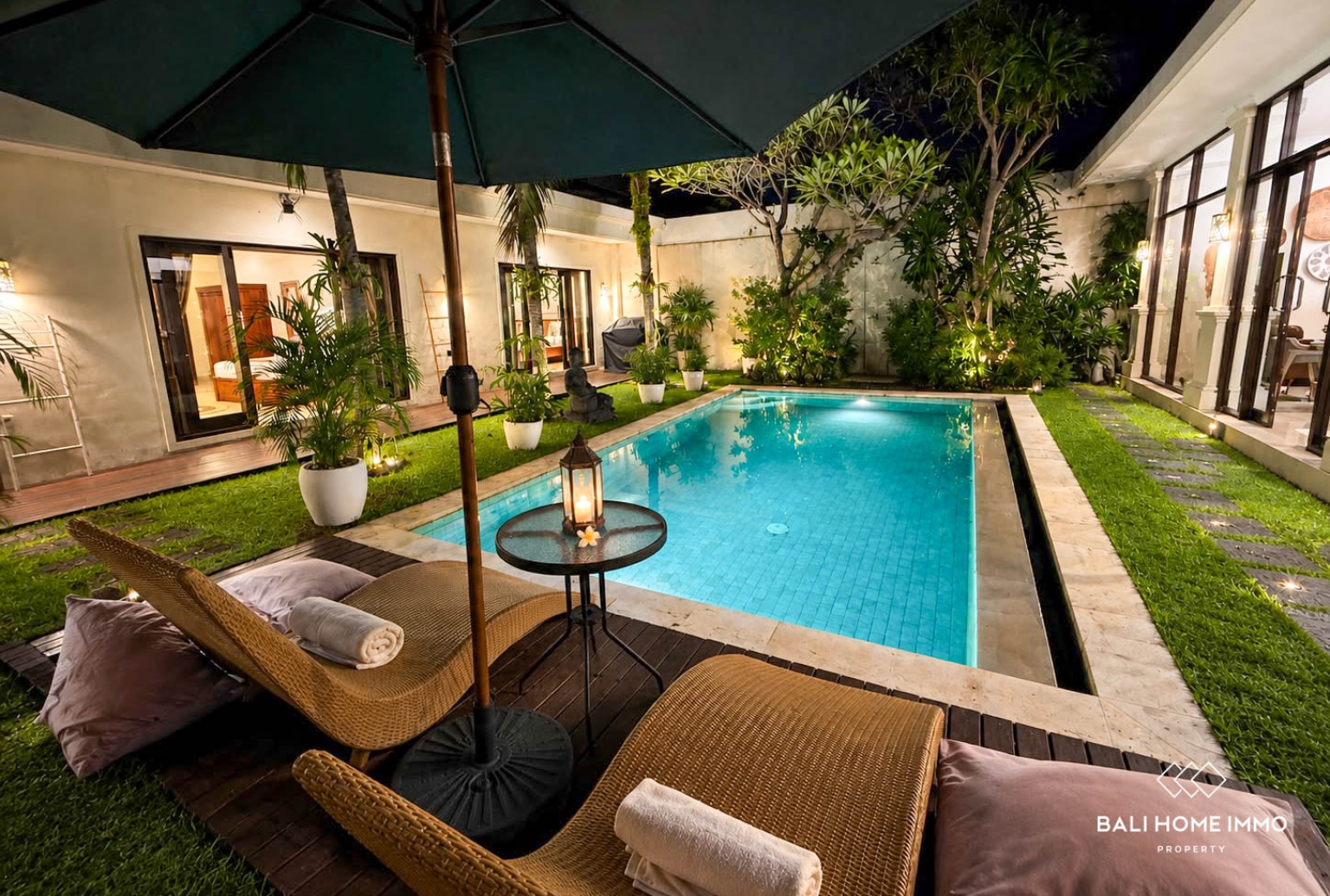 Villa 3 kamar tidur menawan untuk disewa di Canggu Berawa view 15