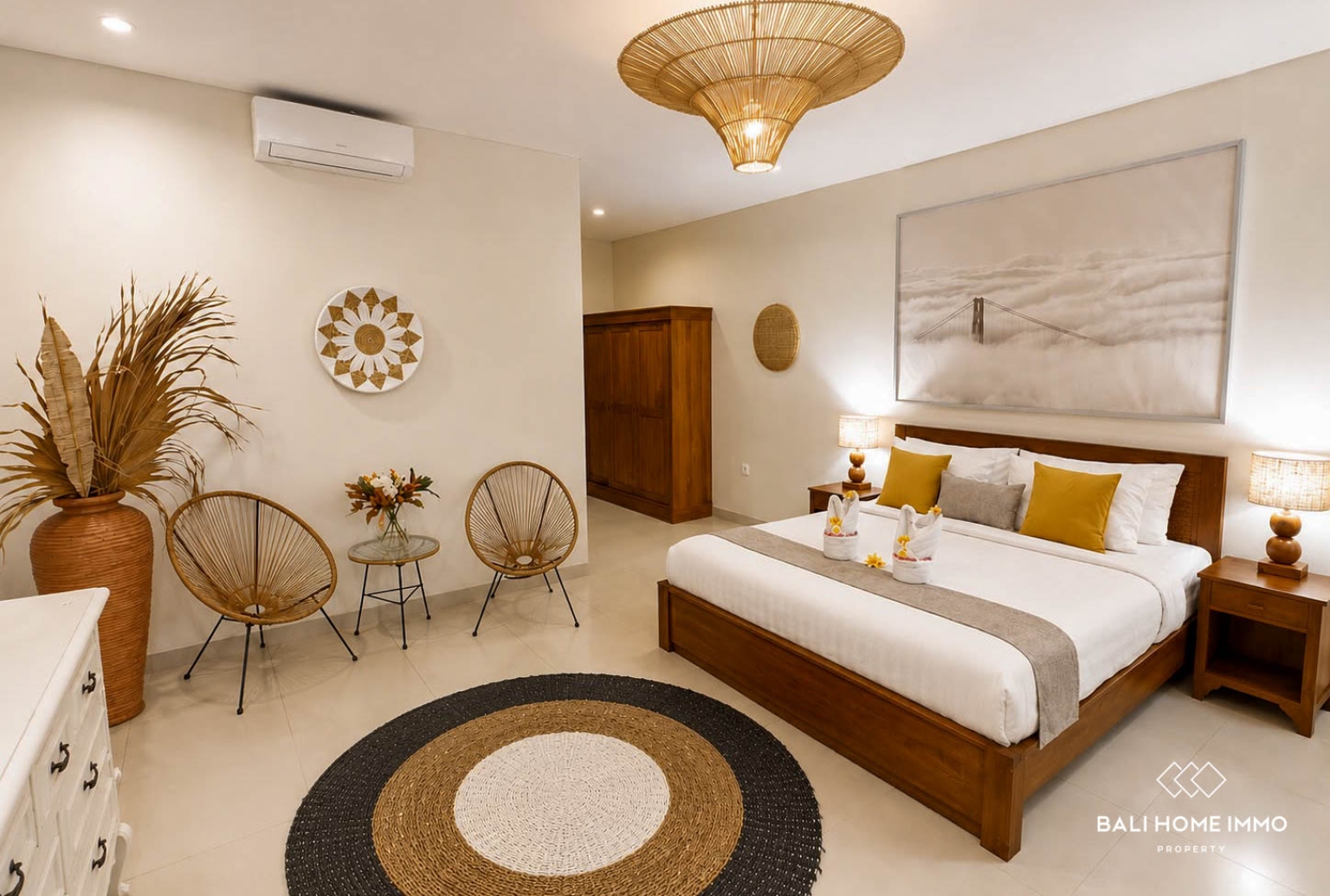 Villa 3 kamar tidur menawan untuk disewa di Canggu Berawa view 8