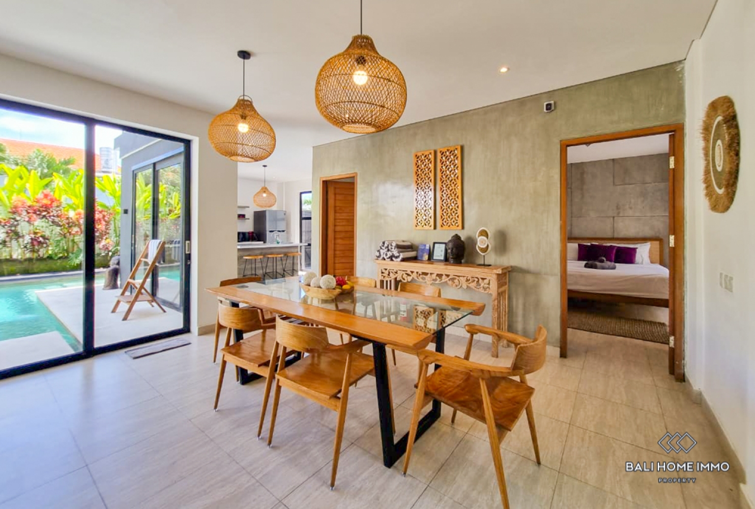 Villa Menawan dengan 3 Kamar untuk Dijual dan Disewa di Kawasan Perumahan Canggu, Bali view 9
