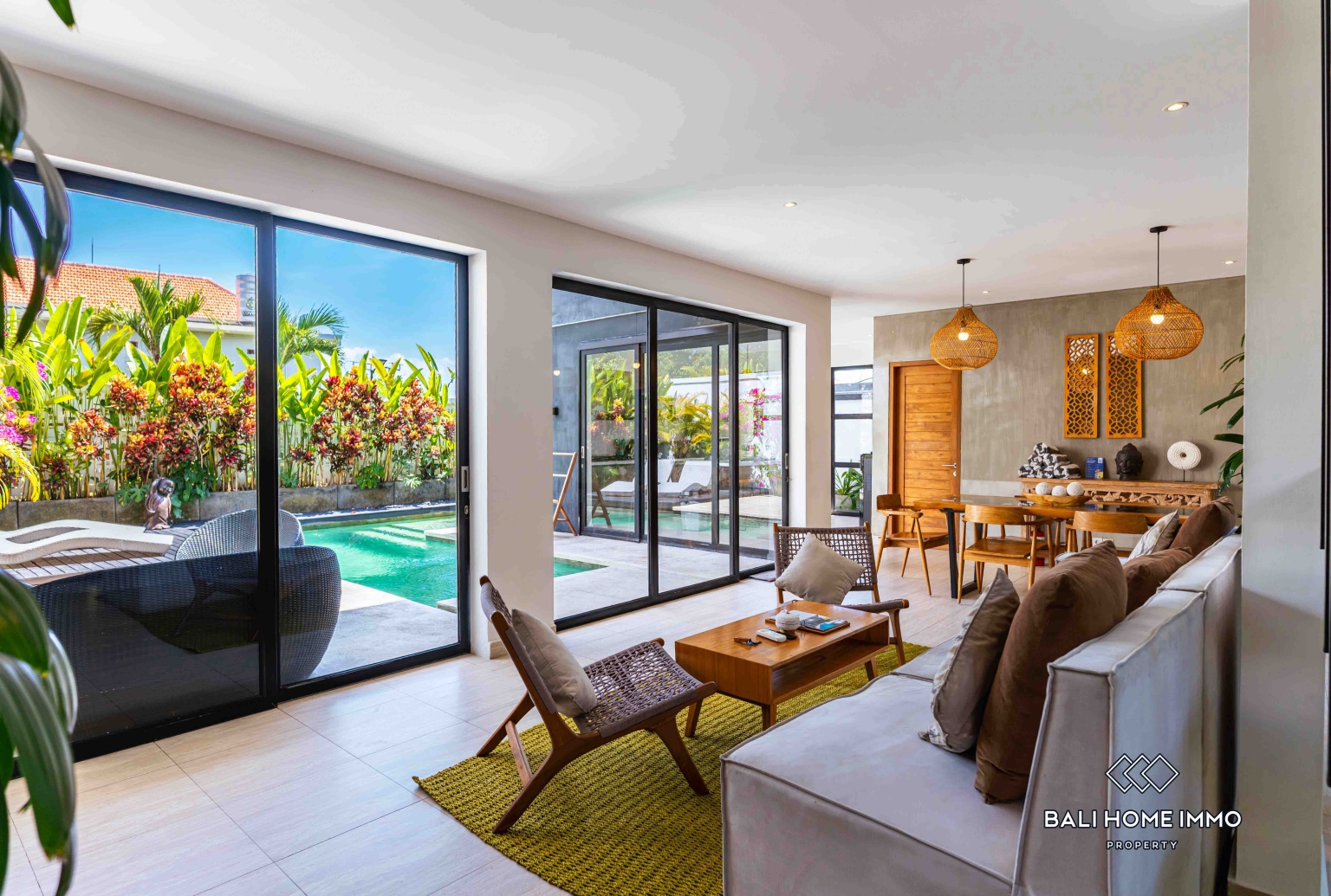 Charming 3 Bedroom Villa for Sale and Rent in Bali Canggu Residential Side view 3