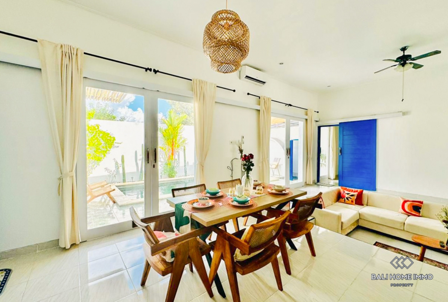 Charming 3 Bedroom Villa for Sale and Rental in Bali Tanah Lot East Side view 3